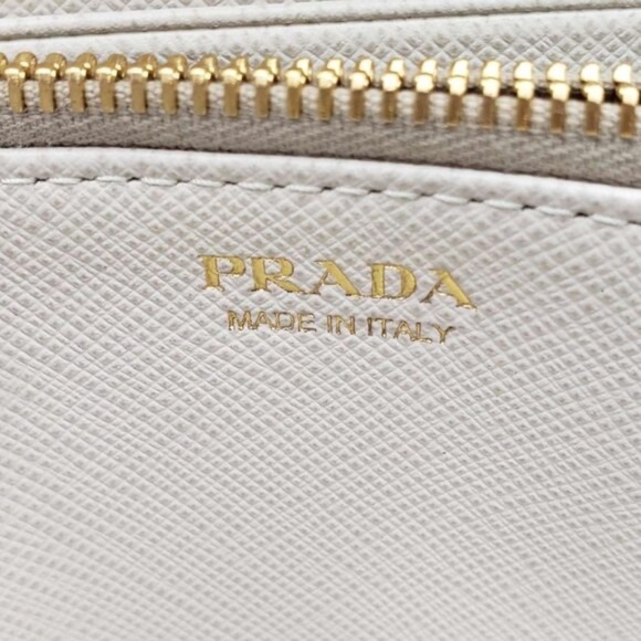 100% Authentic PRADA Saffiano Ribbon Leather Zippy Wallet - Picture 16 of 16